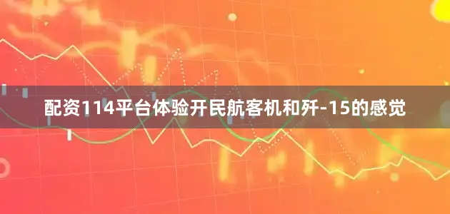 配资114平台体验开民航客机和歼-15的感觉
